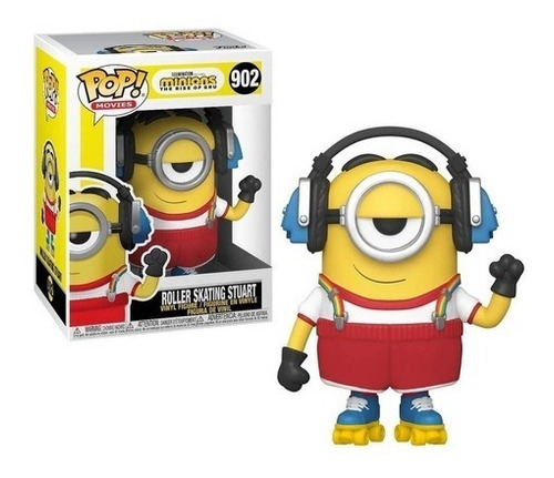 Funko Pop Minions The Rise Of Gru Roller Skating Stuart 902 