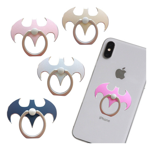 Porta Celulares Batman Con Anillo Sujetar Acero Inoxidable F