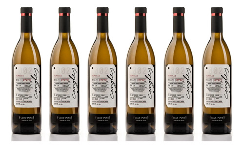 Vino Blanco Español Cingles 750ml Clos Pons Pack X6