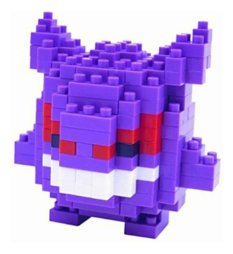 Kawada Nanoblock 150 Piece 3d Puzzle Pokemon Gangar / Gengar