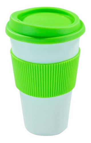 Imagen 4 de 7 de 15 Vaso Térmico Tipo Starbuck Mug 300 Ml Tapa Faja Souvenir