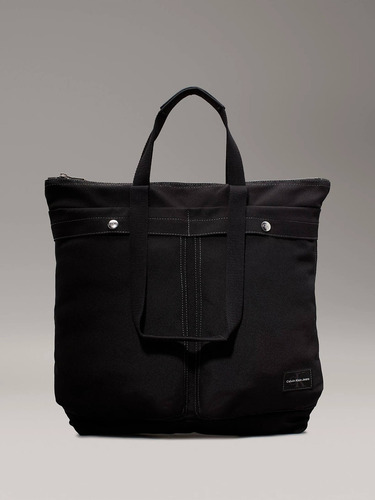 Tote Negra Calvin Klein Con Monologo Para Hombre