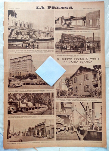 El Puerto Ingeniero White De Bahia Blanca En 1958 La Prensa