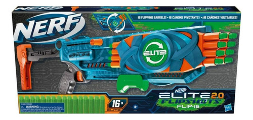 Lanzador Nerf Elite Flip 2.0 16 Dardos 