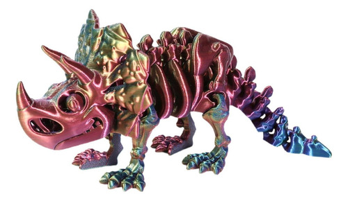 Figura De Dinosaurio Impresa En 3d, Juguete De Dinosaurio