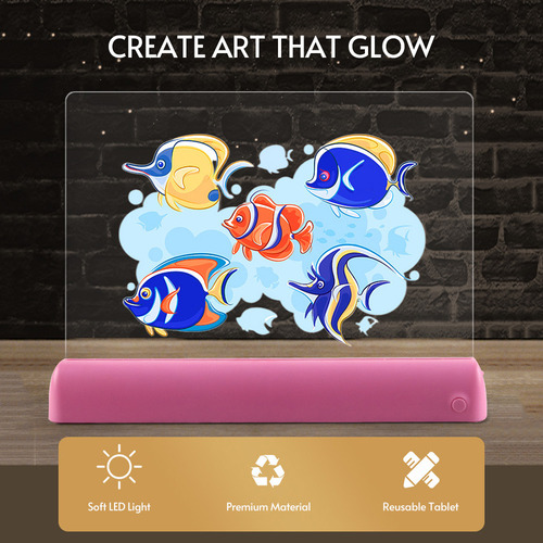 I Light Up Doodle Boards: Tableta De Dibujo 3d Para