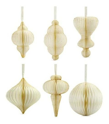 Imagen 1 de 8 de Decoración Auldhome Panal De Papel Para Partido (juego De 6
