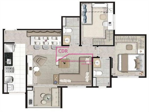 Imagem 17 de 30 de Apartamento Brás São Paulo/sp - 1743