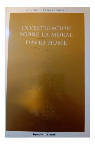 Investigacion Sobre La Moral, David Hume