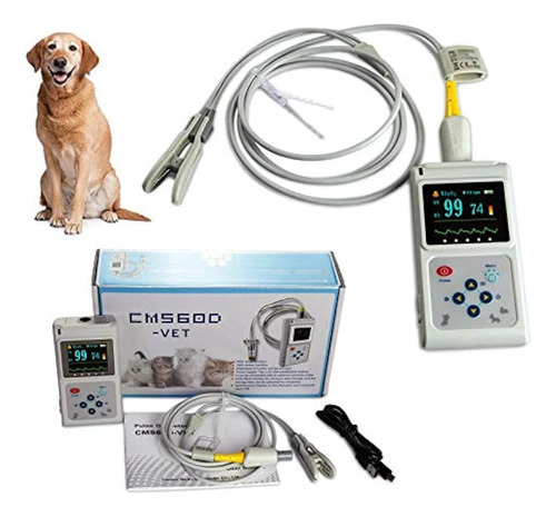 Contec Veterinary Handheld Cms60d-vet Probador De Pulso Satu