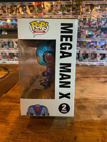 Funko Pop Marvel Vs Capcom / Rocket Vs Mega Man X (Usado)