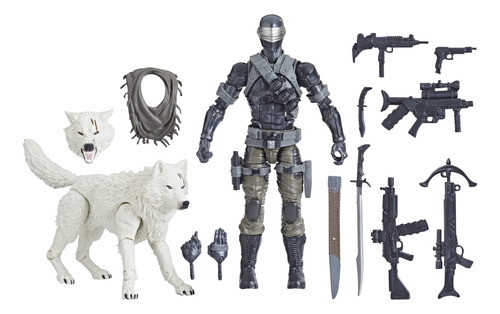 G. I. Joe Wolf Classified Series Snake Eyes & Timber Figura.