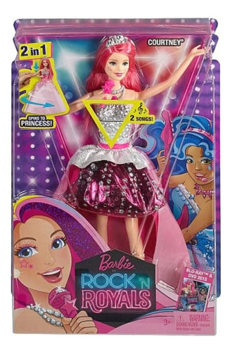 Muñeca Barbie In Rock 'n Royals Año 2014 Bunny Toys