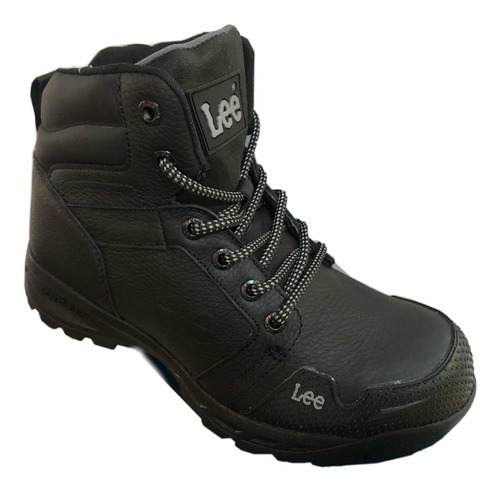 Bota Lee 100% Original Color Negro 8253 Excelente Calidad