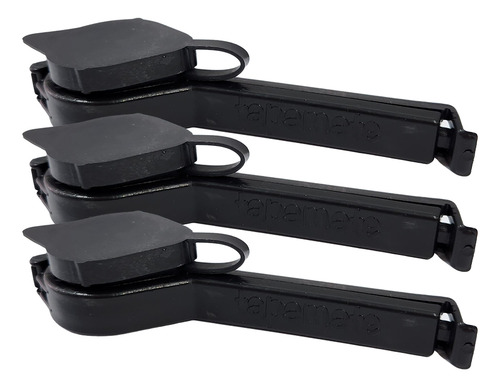 Cierra Bolsa Con Pico Vertedor - X3 Unidades - Tapamate® Color Negro