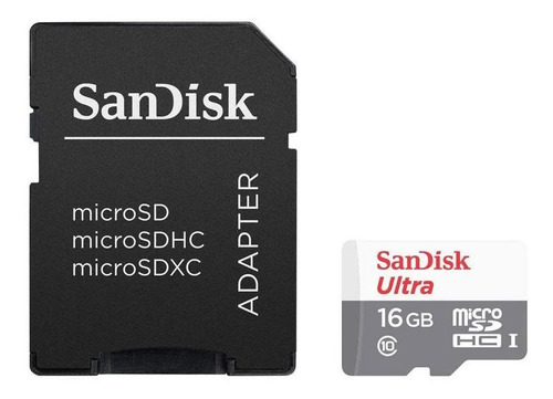 Cartão De Memória 16gb Sandisk Ultra