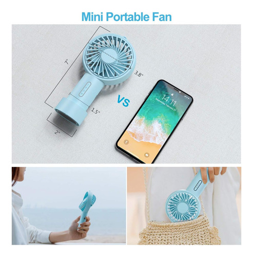 Ventilador Portátil Ipow Mini 3 Velocidad, Ángulo Ajustable,
