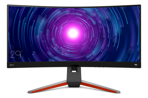 Monitor Gamer Curvo Benq Mobiuz Ex3410r Lcd 34  Negro Y Gris