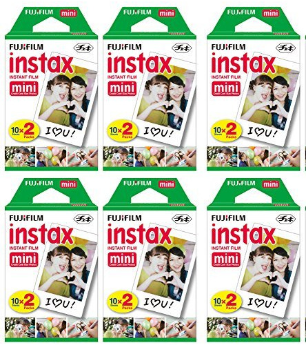 Fujifilm Instax Mini Película Instantánea (6 Paquetes Dob.