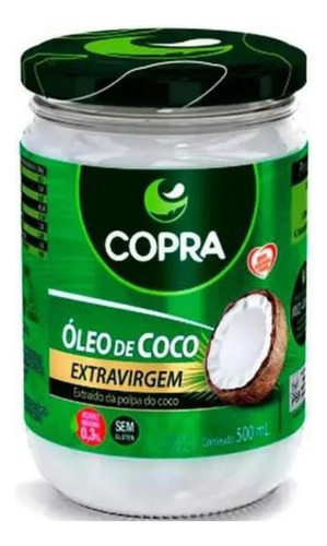 Óleo De Coco Extra Virgem Copra 500ml