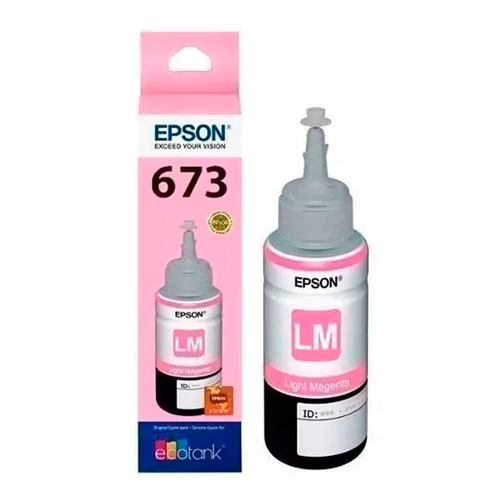 Botella De Tinta Epson ® T673 Light Magenta T673620-ch