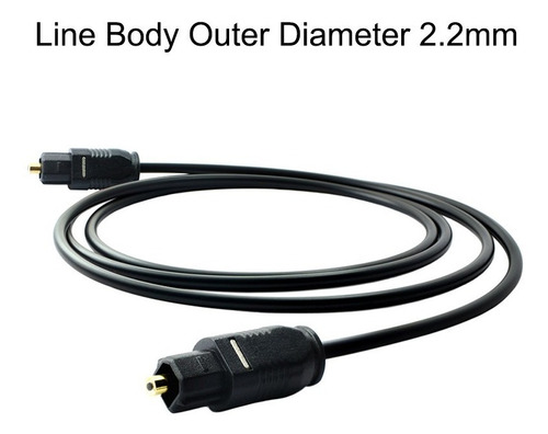 Cable Toslink De Fibra Optica 3 Metros Audio Digital