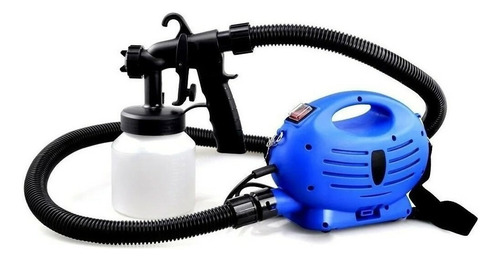 Pistola de pulverização elétrica para pintura sucção Axxor Paint Zoom do  800mL cor  azul 650W 220V