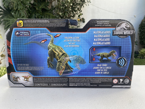Majungasaurus Primal Attack Sound Strike Jurassix World (Usado)