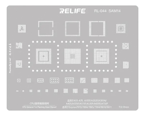 Stencil Relife Xm12 Compatible Con Xiaomi Redmi Mi 10 10 P