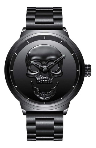 Reloj Gimto Creative Para Hombre En 3d Con Forma De Calavera