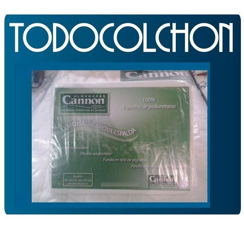 Imagen 2 de 9 de Almohada Cannon Triangulo Lectura Apoya Con Funda Desmontabl