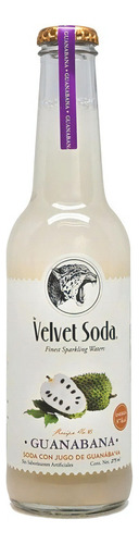 Refresco Soda Artesanal Velvet Soda Sabor Guanabana