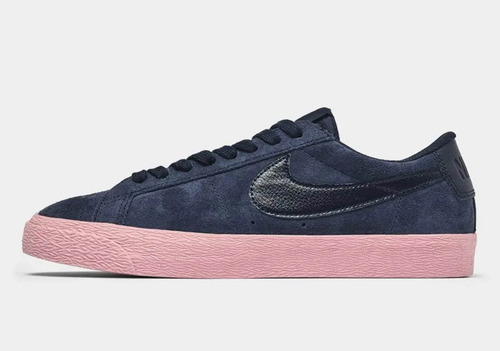 Zapatillas Nike Sb Blazer Low Azul Rosa Importada Original | Envío gratis