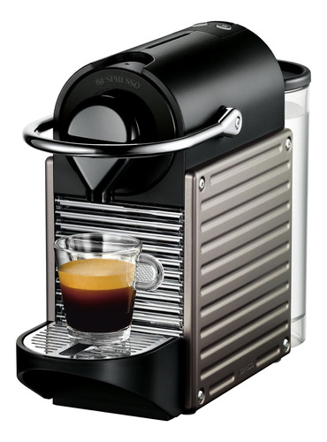 Cafetera Nespresso Pixie C60 automática electric titan para cápsulas monodosis 110V