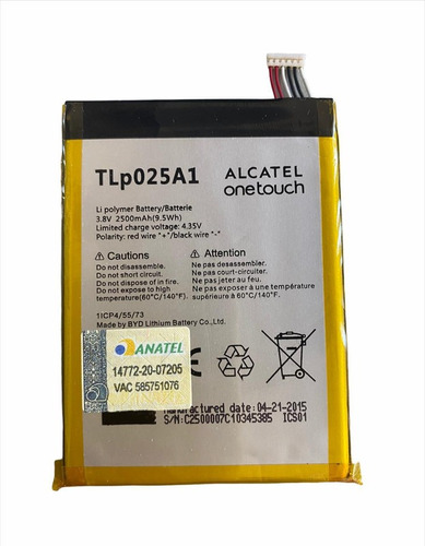 Flex Carga Bateria Alcatel Pop C9 7047a Tlp025a1 Original
