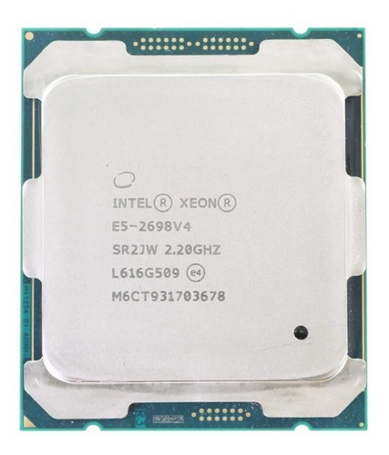 Cpu Intel Xeon E5-2698v4 Sr2jw 20 Cores 2.20ghz 50m