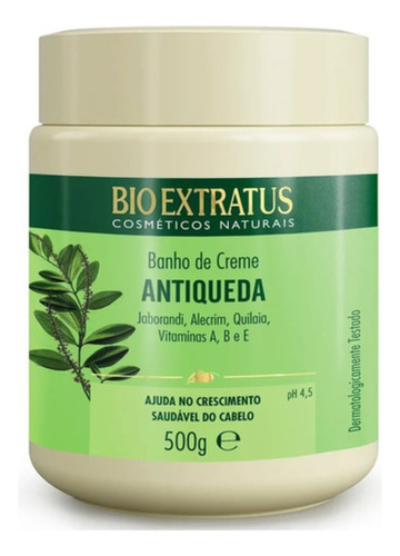 Banho De Creme Bio Extratus Jaborandi Antiqueda 500g