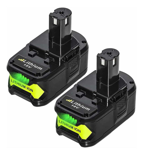 Masione Pilas De Repuesto Para Batería Ryobi De 18 V P102 P1