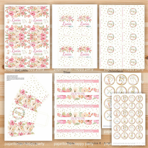 Kit Boho Bebe Cumpleaños, Bautismo, 1 Año