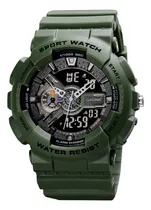 Comprar Reloj Hombre Digital Analógico Pulsera Con Iluminación Malla Verde