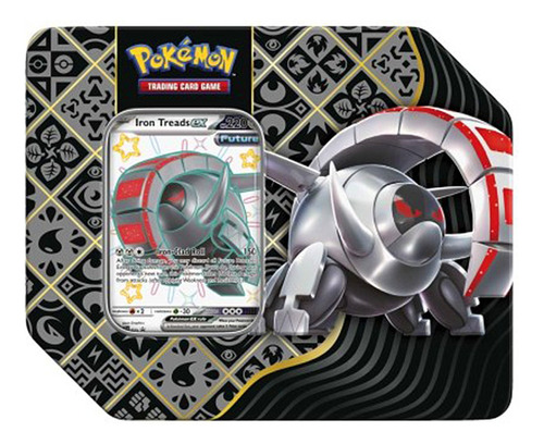 Pokemon Tcg: Paldean Fates Tin - Shiny Iron Treads Ex