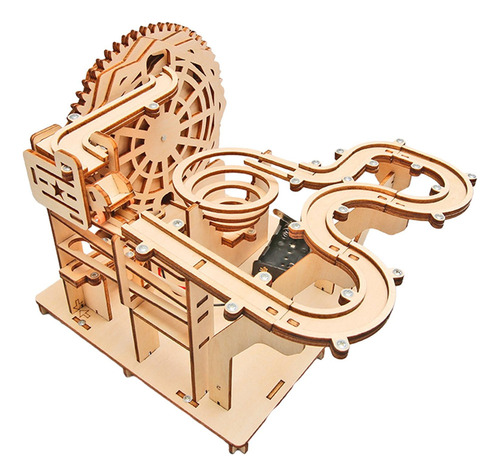 Diy Marble Run Eléctrico 3d Rompecabezas De Madera Juego De