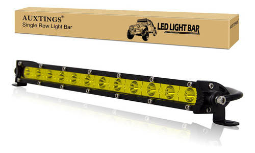 Auxtings 13 Pulgadas 60 W Ultra Delgado De Una Fila Led Luz