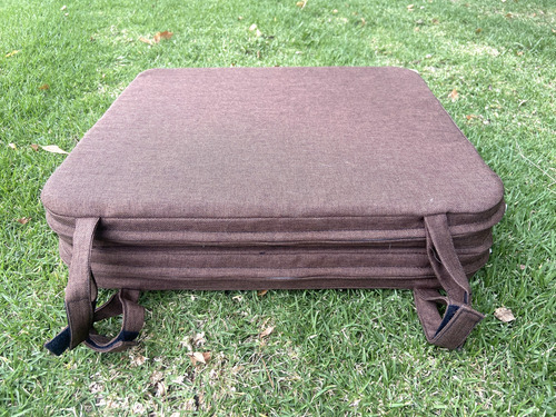 Cojín Rectangular Sublime Gris 40x45 Cm Para Interior Café Chocolate