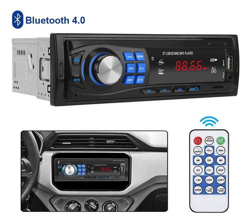 Autoestéreo Bluetooth Audio Adapter Radio Usb Sd Aux Audio