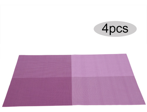 Manteles De Mesa Rectangulares Para Comedor, 4 Unidades, Dis