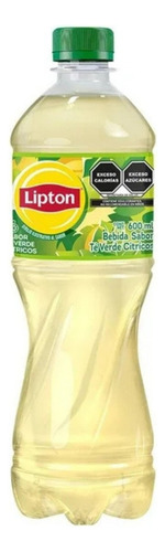 10 Pza Té Verde Lipton Con Cítricos 600 Ml
