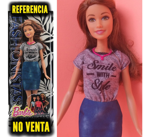 Barbie Fashionistas #15, Smile With Style , Año 2015,summer (Usado)