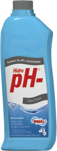 Hidroall Redutor De Ph E Alcalinidade Hidroall 1 Lt