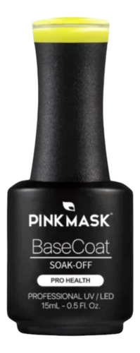 Pink Mask Semi Base Coat + Color Real Yellow X 15 Ml Color Amarillo